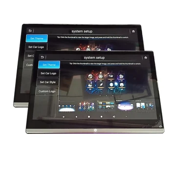 Универсален Автомобилен облегалката за глава Монитор на Задната седалка HDMI 4K Видео Android 11.0 WIFI, Bluetooth, USB Tablet 2 на Екрана С Цветна подсветка