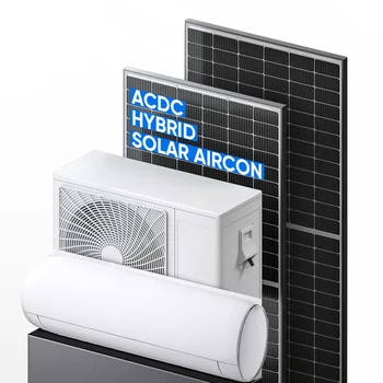 Слънчев Климатик Ac Dc Стенен Сплит-Хибриден Автономен Климатик На Слънчеви Батерии Цена