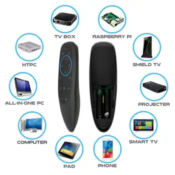 CarAiBOX Bluetooth 5,0 Air Mouse е Безжична жироскопи G10S BT5.0 Без USB-приемник умно дистанционно за кола Smart for без докосване на екрана