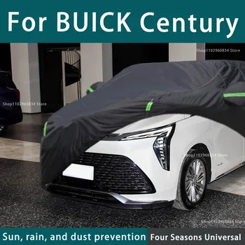 За Buick Century 210T Пълни автомобилни седалките Външна защита от ултравиолетови лъчи, прах, дъжд, сняг, защитен automobile калъф от градушка, авто Черен калъф