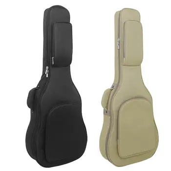 Чанта за акустична китара 40/41 инча, раница с регулируеми пагон, удебелена водоустойчив преносима чанта