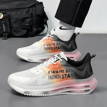 Нова луксозна Дизайнерска Обувки За мъже 2023 г., Удобни Мъжки Маратонки за бягане с мрежа и вентилация, маратонки