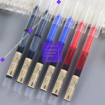 Неутрален гел писалка с голям капацитет 0,5 мм, червено, Синьо, Черно, Корпоративна Студент На водна основа, Канцеларски материали, Ученически принадлежности Сладък Kawaii