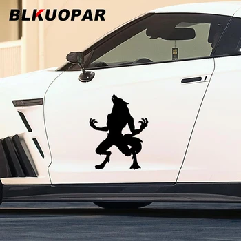 BLKUOPAR за автомобилни стикери Werewolf Оригиналната забавна водоустойчив стикер със защита от надраскване, Индивидуален декор за климатик мотоциклет