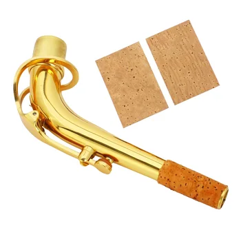 2 опаковане на корк чип за врата саксофон Водоустойчива корк чип Аксесоари за подмяна на обслужване на саксофон Резервни Части за дървени духови инструменти