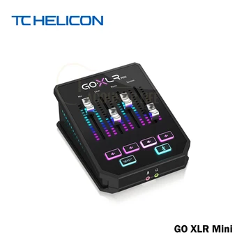Аудиоинтерфейс TC-Helicon GO XLR MINI USB / смесител за онлайн излъчване Livestreamer Миксер с аудиоинтерфейсом USB Мидас Предусилвател