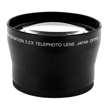 72 мм Обектив телеконвертера 2.2 X Универсален РЕФЛЕКСЕН фотоапарат телеконвертер Подходящ за обектив беззеркальной фотоапарат Canon, Nikon, Sony