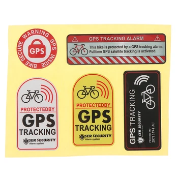 Стикер с алармена система за GPS-проследяване, Светоотражающая стикер с предупреждение за колоездене, анти-кражба стикер за мотоциклет, скутер, кола