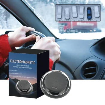 1-2 ЕЛЕМЕНТА Електромагнитно устройство за отстраняване на сняг, инструмент за противогололедной почистване на автомобили, почистване на сняг с молекулярными шум, ефективно размразяване