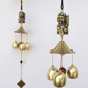 Метални висящи вятърни свирки Мек Глас, Мирно символика, златни вятърни свирки за декоративни орнаменти врати
