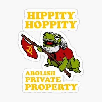 Hippity Hoppity Отменя частна собственост, 5ШТ на Стикери за хубава лаптоп, домашен прозорец, стаи, аниме, на фона на декор на стената, на смешно