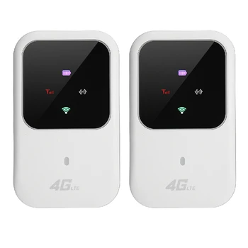 2X Преносим LTE 4G WIFI рутер 150 Mbps Mobile broadband точка за достъп SIM Отключени Wifi модем 2.4 G Безжичен рутер