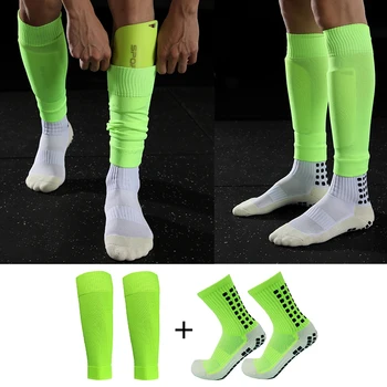1 комплект е подходящ за футбол за възрастни высокоэластичный калъф за футболни краката спортен калъф за краката футболни чорапи външно защитно облекло