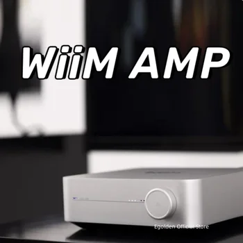 Многоканален стрийминг усилвател WiiM AMP с подкрепата на AirPlay2, Chromecast, HDMI, Amazon Music, Tidaland и още много други - Deep Sky Gray