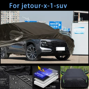 Forjetour-x-1-Suv Външна Защита, Пълни с автомобил Сеат, Снежната Покривка, Козирка, Водоустойчива Прахозащитен Външни Автомобилни аксесоари